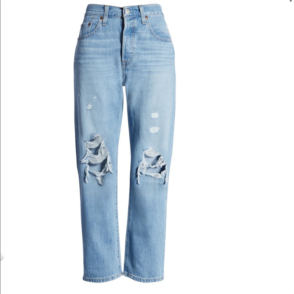 LEVI’S 501 Ripped Crop Montgomery Jeans